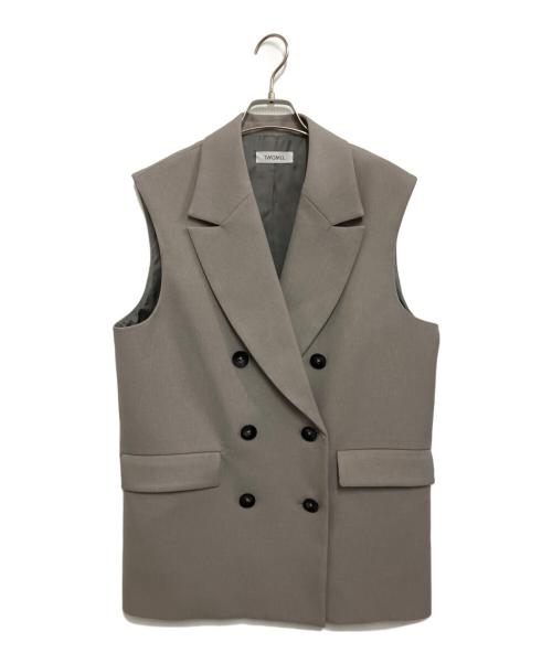 TWOMEL（トゥメル）TWOMEL (トゥメル) BOX JACKET VEST グレー サイズ:Freeの古着・服飾アイテム