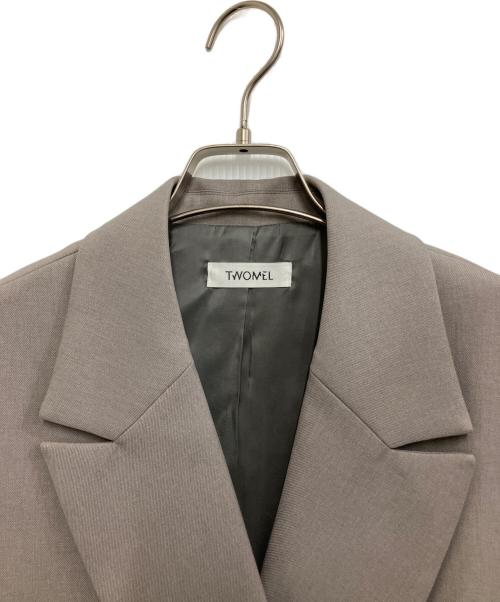 TWOMEL（トゥメル）TWOMEL (トゥメル) BOX JACKET VEST グレー サイズ:Freeの古着・服飾アイテム
