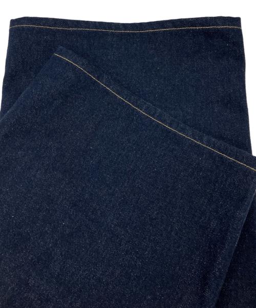 moussy（マウジー）moussy (マウジー) CROSS WAIST WIDE STRAIGHT インディゴ サイズ:2の古着・服飾アイテム