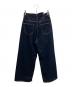 moussy (マウジー) CROSS WAIST WIDE STRAIGHT インディゴ サイズ:2：7000円