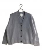 Drawing Numbersドローイングナンバーズ）の古着「接結ルーズVネックカーディガン」｜ブルー