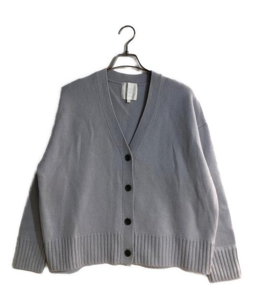 Drawing Numbers（ドローイングナンバーズ）Drawing Numbers (ドローイングナンバーズ) 接結ルーズVネックカーディガン ブルー サイズ:38の古着・服飾アイテム