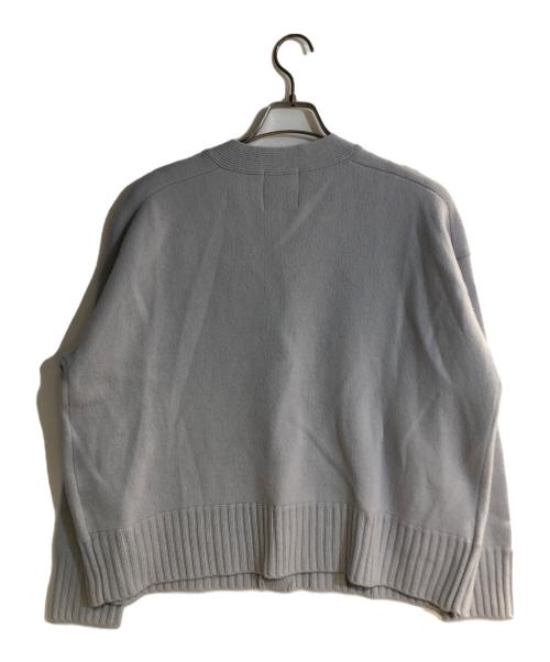 Drawing Numbers（ドローイングナンバーズ）Drawing Numbers (ドローイングナンバーズ) 接結ルーズVネックカーディガン ブルー サイズ:38の古着・服飾アイテム