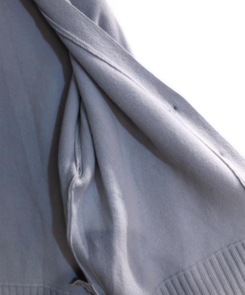 Drawing Numbers（ドローイングナンバーズ）Drawing Numbers (ドローイングナンバーズ) 接結ルーズVネックカーディガン ブルー サイズ:38の古着・服飾アイテム