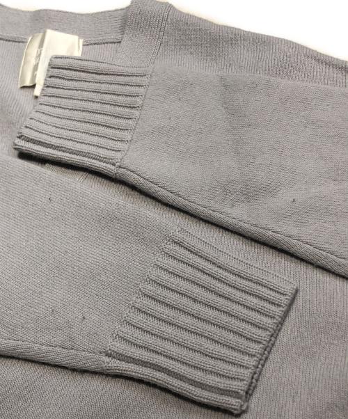 Drawing Numbers（ドローイングナンバーズ）Drawing Numbers (ドローイングナンバーズ) 接結ルーズVネックカーディガン ブルー サイズ:38の古着・服飾アイテム