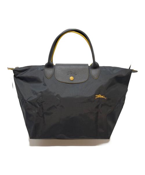 LONGCHAMP（ロンシャン）LONGCHAMP (ロンシャン) トートバッグ　ハンドバッグ　ナイロンバッグ ブラック サイズ:実寸参照の古着・服飾アイテム