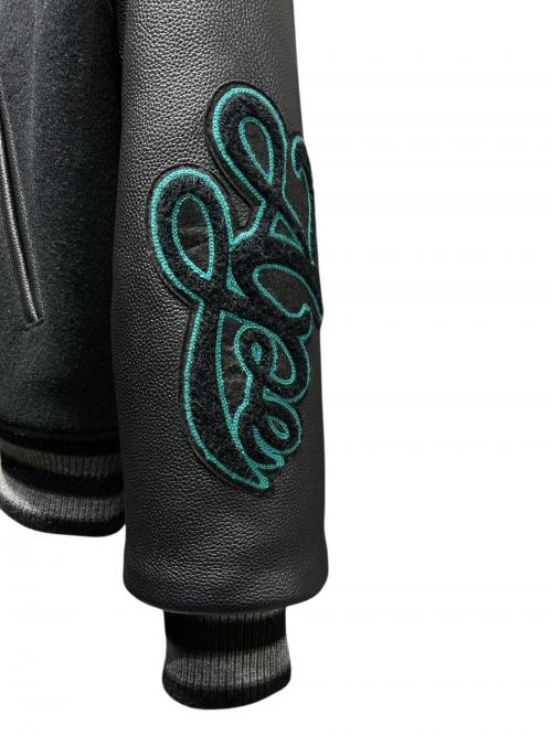 A BATHING APE（ア ベイシング エイプ）A BATHING APE (ア ベイシング エイプ) BAPE Varsity Jacket/スタジャン/ワッペンジャケット/001HJK301002M ブラック サイズ:Mの古着・服飾アイテム