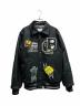 A BATHING APE（ア ベイシング エイプ）の古着「BAPE Varsity Jacket/スタジャン/ワッペンジャケット/001HJK301002M」｜ブラック