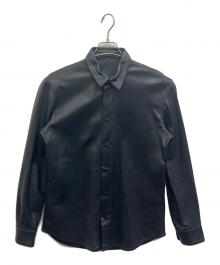 barnabehardy（バルナベハーディー）の古着「レザーシャツ」｜ブラック