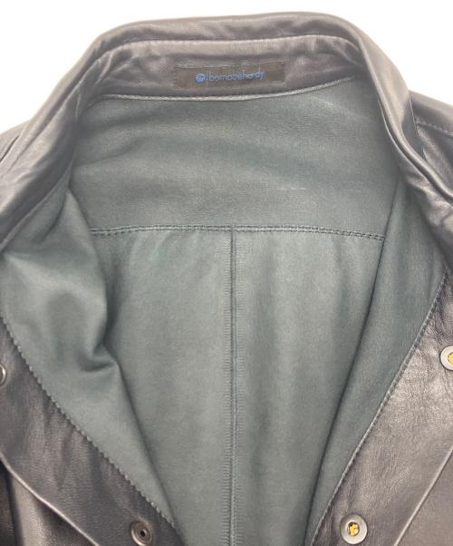 barnabehardy（バルナベハーディー）BARNABEHARDY (バルナベハーディー) レザーシャツ ブラック サイズ:Sの古着・服飾アイテム