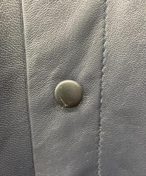 barnabehardy（バルナベハーディー）BARNABEHARDY (バルナベハーディー) レザーシャツ ブラック サイズ:Sの古着・服飾アイテム