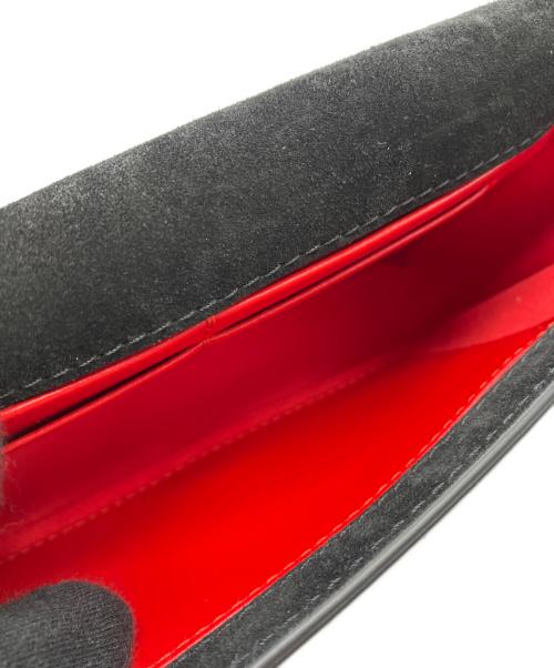 Christian Louboutin（クリスチャン・ルブタン）Christian Louboutin (クリスチャン・ルブタン) スパイクスタッズミニショルダーバッグ ブラックの古着・服飾アイテム
