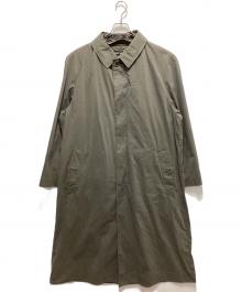 ISSEY MIYAKE×Thinsulate（イッセイミヤケ×シンサレート）の古着「ライナー付ラグランスリーブパラシュートコート」｜オリーブ
