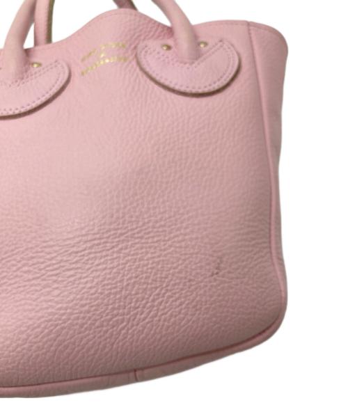 YOUNG & OLSEN The DRYGOODS STORE（ヤングアンドオルセン ザ ドライグッズストア）YOUNG & OLSEN The DRYGOODS STORE (ヤングアンドオルセン ザ ドライグッズストア) 2WAYミニレザートートバッグ　ハンドバッグ　ショルダーバッグ ピンク サイズ:実寸参照の古着・服飾アイテム