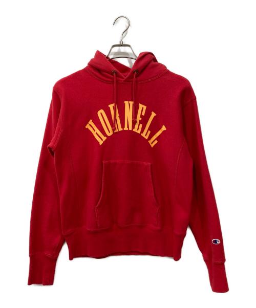 Champion REVERSE WEAVE（チャンピオン リバース ウィーブ）Champion REVERSE WEAVE (チャンピオン リバース ウィーブ) カレッジロゴパーカー レッド サイズ:Mの古着・服飾アイテム