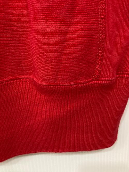 Champion REVERSE WEAVE（チャンピオン リバース ウィーブ）Champion REVERSE WEAVE (チャンピオン リバース ウィーブ) カレッジロゴパーカー レッド サイズ:Mの古着・服飾アイテム