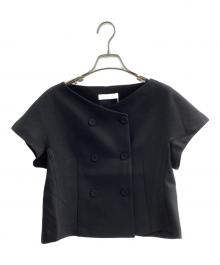 swane（スワネ）の古着「double short jacket」｜ブラック