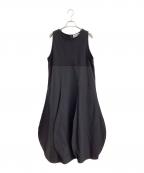 HeRIN.CYEヘリンドットサイ）の古着「Ponte docking wave dress」｜ブラック