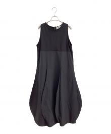 HeRIN.CYE（ヘリンドットサイ）の古着「Ponte docking wave dress」｜ブラック