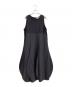 HeRIN.CYE（ヘリンドットサイ）の古着「Ponte docking wave dress」｜ブラック