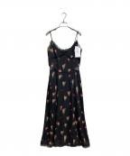 Ameriアメリ）の古着「CLARA SATIN CAMI DRESS サテンキャミソールワンピース」｜ブラック