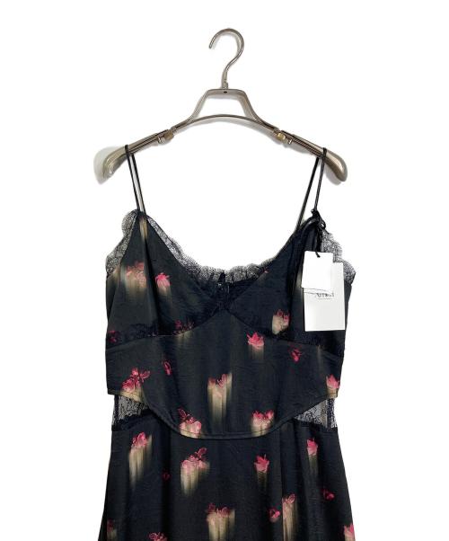 Ameri（アメリ）Ameri (アメリ) CLARA SATIN CAMI DRESS サテンキャミソールワンピース ブラック サイズ:Mの古着・服飾アイテム