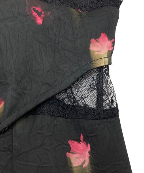 Ameri（アメリ）Ameri (アメリ) CLARA SATIN CAMI DRESS サテンキャミソールワンピース ブラック サイズ:Mの古着・服飾アイテム