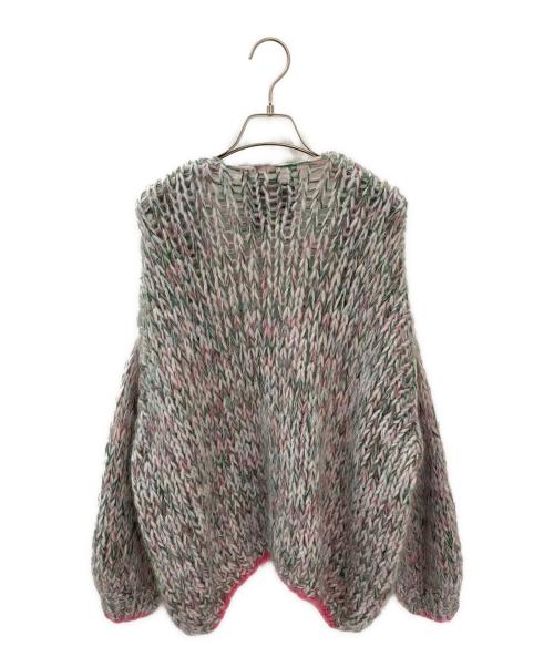 les tricots d'O（レ トリコ ドール!）les tricots d'O (レ トリコ ドール!) DRAWER (ドゥロワー) ニットカーディガン ミックスカラー サイズ:Freeの古着・服飾アイテム