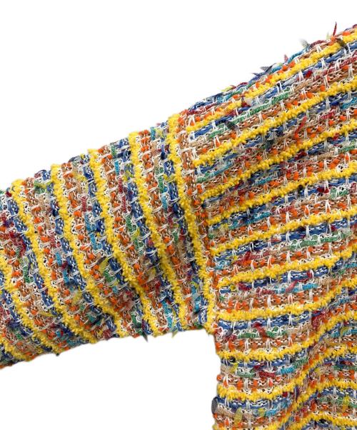 Coohem（コーヘン）Coohem (コーヘン) マルチボーダーツイードプルオーバー マルチカラー サイズ:Mの古着・服飾アイテム