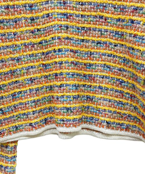 Coohem（コーヘン）Coohem (コーヘン) マルチボーダーツイードプルオーバー マルチカラー サイズ:Mの古着・服飾アイテム