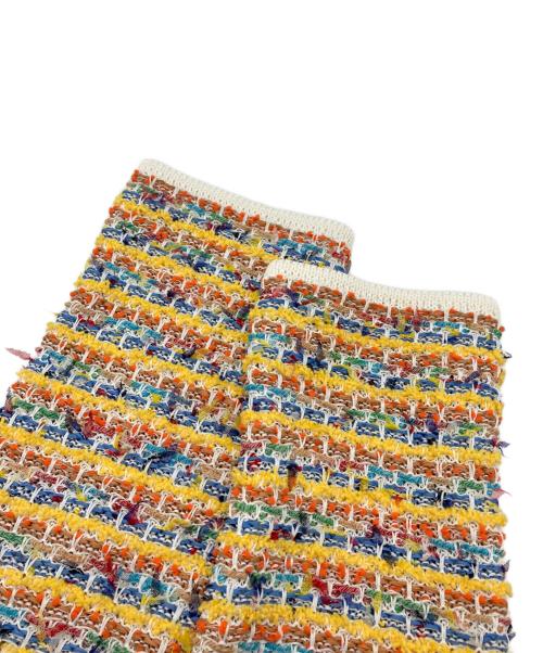 Coohem（コーヘン）Coohem (コーヘン) マルチボーダーツイードプルオーバー マルチカラー サイズ:Mの古着・服飾アイテム