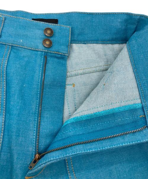 MARC JACOBS（マークジェイコブス）MARC JACOBS (マークジェイコブズ) ワイドデニムパンツ ブルー サイズ:SIZE 4の古着・服飾アイテム