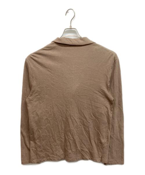nomiamo（ノミアモ）nomiamo (ノミアモ) カットソージャケット ブラウン サイズ:1の古着・服飾アイテム
