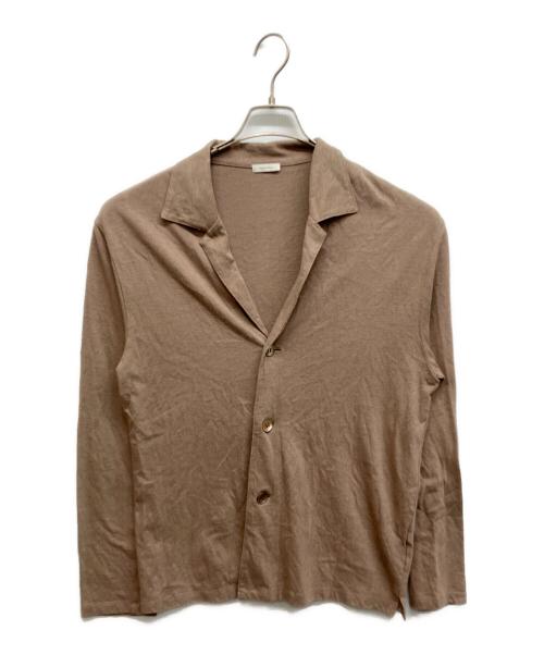 nomiamo（ノミアモ）nomiamo (ノミアモ) カットソージャケット ブラウン サイズ:1の古着・服飾アイテム