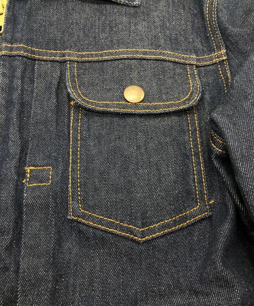YCHAI（イカイ）YCHAI (イカイ) RIDER GIUBBINO ZIP デニムジャケット ブルー サイズ:44の古着・服飾アイテム