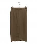 CINOHチノ）の古着「SLITスカート」｜カーキ
