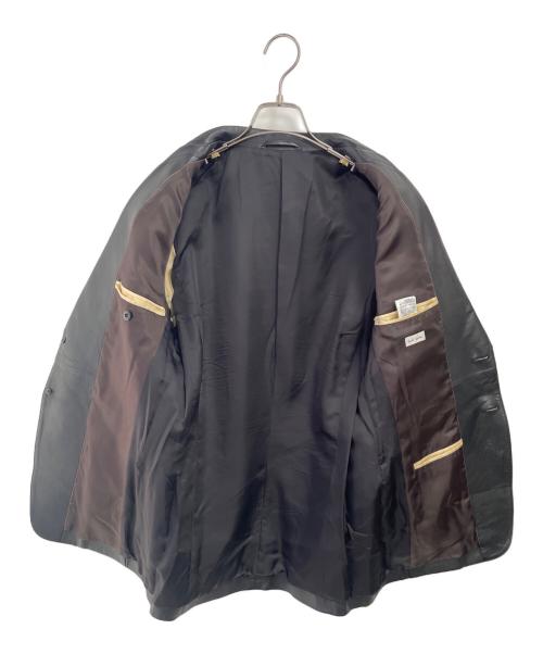 PAUL SMITH（ポールスミス）PAUL SMITH (ポールスミス) シープレザーテーラードジャケット ブラック サイズ:Lの古着・服飾アイテム