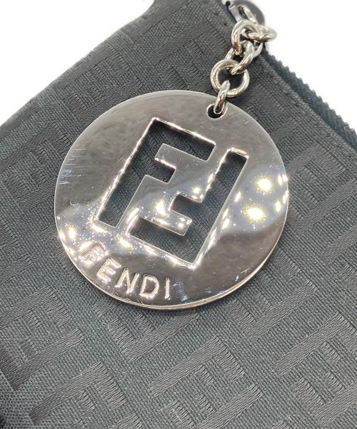 FENDI（フェンディ）FENDI (フェンディ) ズッキーノ柄 ショルダーバッグ ブラックの古着・服飾アイテム