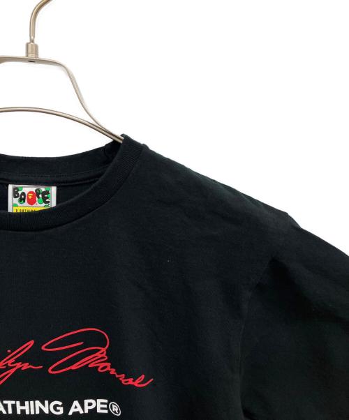 BAPE BY A BATHING APE（ベイプバイアベイシングエイプ）BAPE BY A BATHING APE (ベイプバイアベイシングエイプ) Marilyn Monroe Tee ブラック サイズ:Mの古着・服飾アイテム