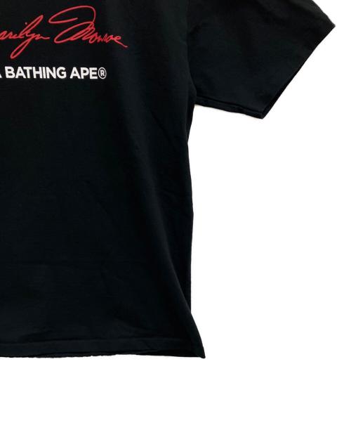 BAPE BY A BATHING APE（ベイプバイアベイシングエイプ）BAPE BY A BATHING APE (ベイプバイアベイシングエイプ) Marilyn Monroe Tee ブラック サイズ:Mの古着・服飾アイテム