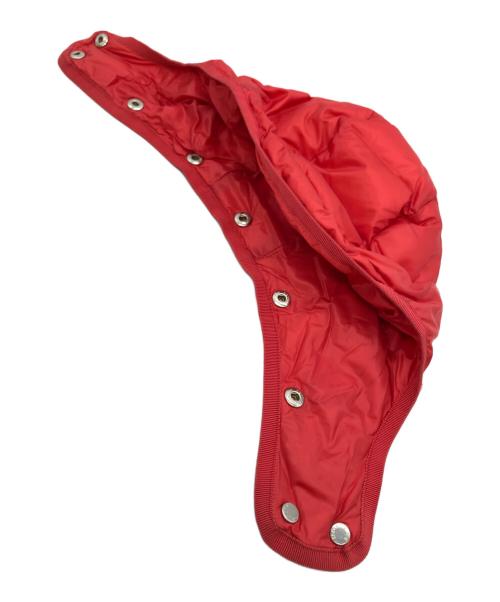 MONCLER（モンクレール）MONCLER (モンクレール) ダウンポンチョ レッド サイズ:SIZE 2の古着・服飾アイテム