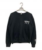 WACKO MARIA×NECK FACEワコマリア×ネック・フェイス）の古着「クルーネックスウェット」｜ブラック