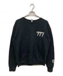 WACKO MARIA×NECK FACE（ワコマリア×ネック・フェイス）の古着「クルーネックスウェット」｜ブラック