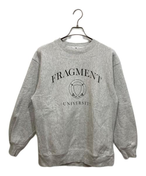 FRAGMENT UNIVERSITY（フラグメント ユニバーシティ）FRAGMENT UNIVERSITY (フラグメント ユニバーシティ) カレッジスウェット グレー サイズ:Lの古着・服飾アイテム