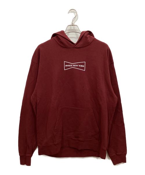 AWAKE（アウェイク）AWAKE (アウェイク) WASTED YOUTH (ウエステッド ユース) FLOWER CAN HOODIE バーガンディー サイズ:Lの古着・服飾アイテム
