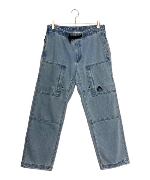 SUPREME（シュプリーム）SUPREME (シュプリーム) NIKE ACG (ナイキエーシージー) Belted Denim Pant ブルー サイズ:Sの古着・服飾アイテム