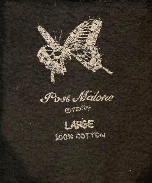 POST MALONE（ポスト・マローン）POST MALONE (ポスト・マローン) VERDY (ヴェルディ) プルオーバー パーカー ブラック サイズ:Lの古着・服飾アイテム