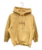 stussyステューシー）の古着「プルオーバーパーカー」｜マスタード