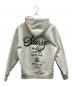 stussy (ステューシー) WORLD TOUR HOODIE ライトグレー サイズ:S：12000円
