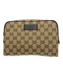 GUCCI（グッチ）の古着「GGキャンバスウエストバッグ」｜ベージュ
